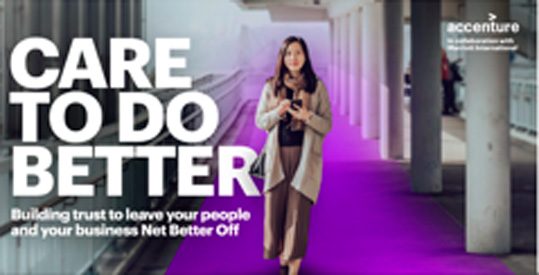 FROM CRISIS TO OPPORTUNITY: CARE TO DO BETTER